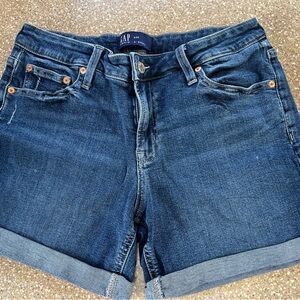 GAP Women's Dark Blue Jean Shorts
